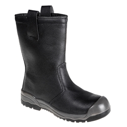 Portwest Steel Action Leather Rigger Boot S1P SR. Size/Fit  44/R, Black. Style FW13