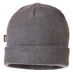 Portwest Insulated Knit Beanie. Size/Fit  /R, Grey. Style B013
