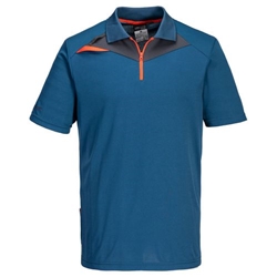 Portwest DX4 Polo Shirt S/S. Size/Fit  XL/R, Metro Blue. Style DX410