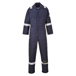 Portwest Modaflame Work FR Coverall. Size/Fit  M/R, Navy. Style MX28