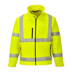 Portwest Hi-Vis Classic Softshell (3L). Size/Fit  XXXL/R, Yellow. Style S424
