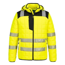 Portwest PW3 Hi-Vis Square Baffle Jacket. Size/Fit  XXL/R, Yellow/Black. Style T165