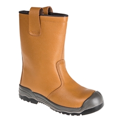 Portwest Steel Action Leather Rigger Boot S1P SR. Size/Fit  39/R, Tan. Style FW13