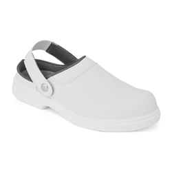 Portwest Steelite Safety Clog SB FO SR WPA E A. Size/Fit  34/R, White. Style FW82