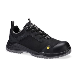 Portwest Composite Mesh Low Shoe S3S ESD SR FO . Size/Fit  38/G, Black/Grey. Style FE11