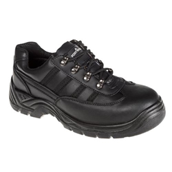 Portwest Steelite Safety Trainer S1P. Size/Fit  46/R, Black. Style FW25