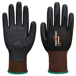 Portwest GP Grip 18 Nitrile Micro Foam Glove. Size/Fit  S/R, Black. Style A374