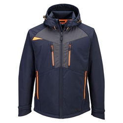 Portwest DX4 Hooded Softshell (3L). Size/Fit  XXXL/R, Dark Navy. Style DX474