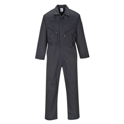 Portwest Liverpool Zip Coverall. Size/Fit  XXL/R, Black. Style C813