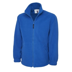 Uneek UC601 Premium Full Zip Micro Fleece Jacket Royal Small