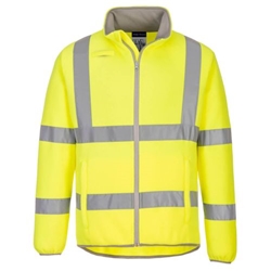Portwest Eco Hi-Vis Fleece. Size/Fit  S/R, Yellow. Style EC70