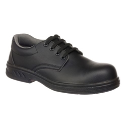 Portwest Steelite Laced Safety Shoe S2 FO SR. Size/Fit  43/R, Black. Style FW80