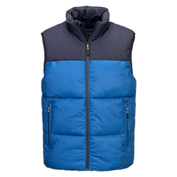 Portwest KX3 Sport Insulated Baffle Bodywarmer. Size/Fit  XXXL/R, Quartz/Dark Navy. Style KX305