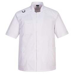 Portwest Men's Medical Tunic. Size/Fit  S/R, White. Style C821