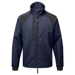 Portwest WX2 Eco Softshell (2L). Size/Fit  L/R, Dark Navy. Style CD870