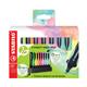 Stabilo Green Boss Desk Set (8 Assorted) - FREE Ball Pen Pack