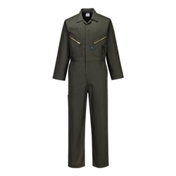 Portwest Liverpool Zip Coverall. Size/Fit  XL/R, Forest Nights. Style C813