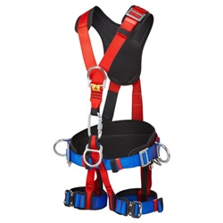 Portwest 4 Point Comfort Plus Harness. Size/Fit  /R, Red. Style FP19