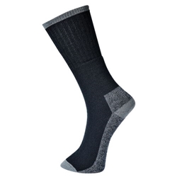 Portwest Work Sock (3 Pack). Size/Fit  39-43/R, Black. Style SK33