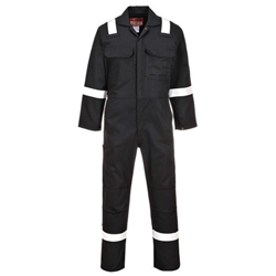 Portwest Bizweld Work FR Coverall. Size/Fit  XXL/R, Black. Style BIZ5