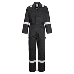 Portwest Iona Coverall. Size/Fit  XL/R, Black. Style F813