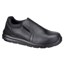 Portwest Composite Slip On Shoe S3S SR FO. Size/Fit  36/R, Black. Style FC80