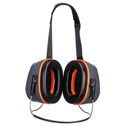 Portwest HV Extreme Ear Defenders Neckband. Size/Fit  /R, Grey/Orange. Style PW78