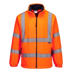 Portwest Hi-Vis Fleece. Size/Fit  4XL/R, Orange. Style F300