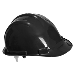 Portwest Expertbase Safety Helmet . Size/Fit  /R, Black. Style PW50