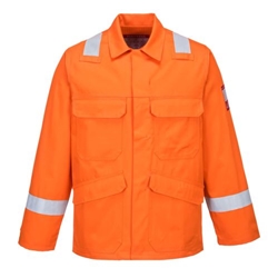 Portwest Bizflame Work FR Jacket. Size/Fit  XXL/R, Orange. Style FR25
