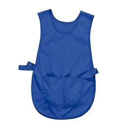 Portwest Tabard Apron with Pocket . Size/Fit  S/M/R, Royal Blue. Style S843