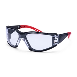 Portwest Wrap Around Pro Safety Glasses. Size/Fit  /R, Clear. Style PB32