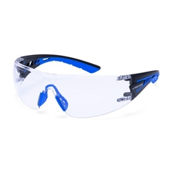 Portwest Tech Look Lite KN Safety Glasses. Size/Fit  /R, Clear. Style PS27