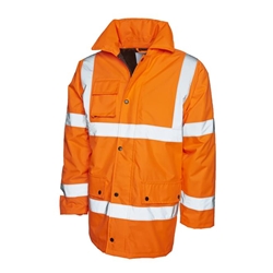 Uneek UC803 Road Safety Jacket Orange Large