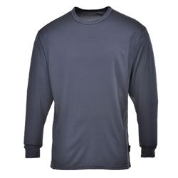 Portwest Thermal Baselayer Top. Size/Fit  S/A, Charcoal. Style B133