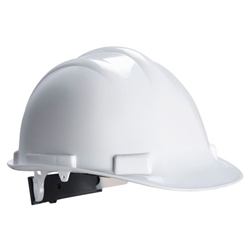 Portwest Expertbase Wheel Safety Helmet. Size/Fit  /R, White. Style PS57