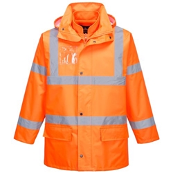 Portwest Hi-Vis 5-in-1 Essential Jacket . Size/Fit  M/R, Orange. Style S765
