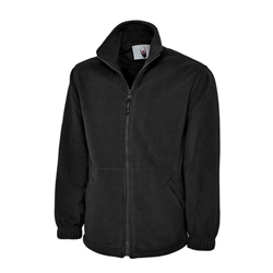 Uneek UC601 Premium Full Zip Micro Fleece Jacket Black 3XL
