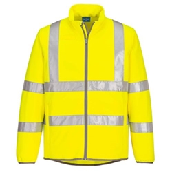 Portwest Eco Hi-Vis Softshell (2L). Size/Fit  L/R, Yellow. Style EC24
