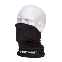 Portwest Cooling Multiway Scarf. Size/Fit  /R, Black. Style CS24