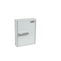 Phoenix Commercial Key Cabinet KC0601S 42 Hook with Electronic Lock & Push Shut Latch.