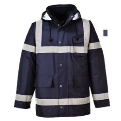 Portwest Iona Lite Traffic Jacket. Size/Fit  XL/R, Navy. Style S433