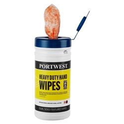 Portwest Heavy Duty Hand Wipes (80 Wipes). Size/Fit  /R, Orange. Style IW30