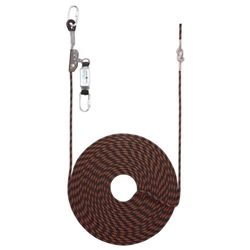 Portwest 20m Rope Guided Fall Arrest. Size/Fit  /R, Black/Orange. Style FP92