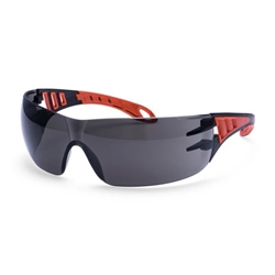 Portwest Tech Look Safety Glasses. Size/Fit  /R, Smoke. Style PS12