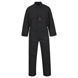 Portwest Bizweld Work FR Coverall. Size/Fit  XXL/R, Black. Style BIZ1