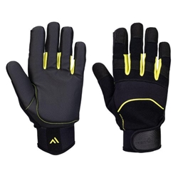 Portwest  Anti-Vibration B600 PU Mechanical Glove. Size/Fit  M/R, Black. Style A791