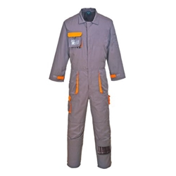 Portwest Texo Contrast Coverall. Size/Fit  S/R, Grey. Style TX15