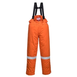 Portwest FR Anti-Static Winter Salopettes. Size/Fit  XL/R, Orange. Style FR58