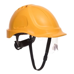Portwest Endurance Visor Helmet. Size/Fit  /R, Yellow. Style PW55